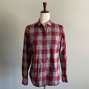 J CREW - Buffalo Plaid Flannel Shirt - Size S